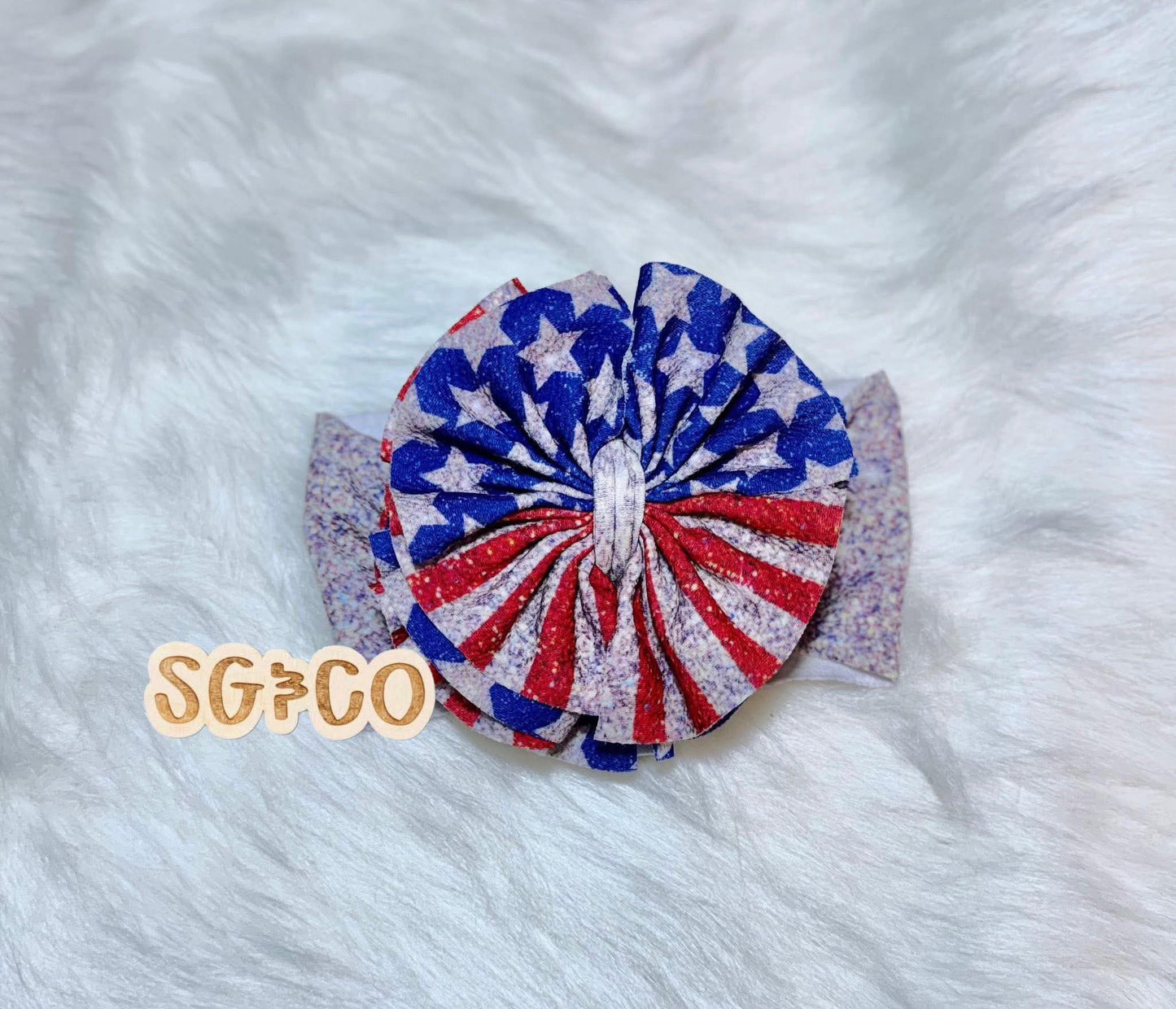 Stars & Stripes Shredded Bows