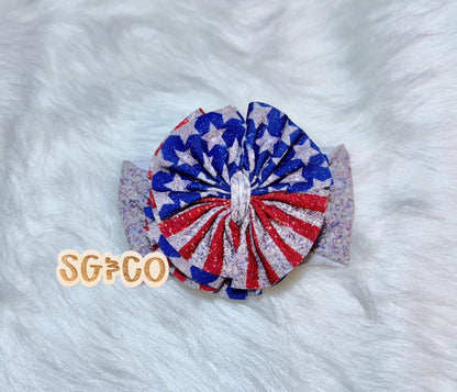 Stars & Stripes Shredded Bows