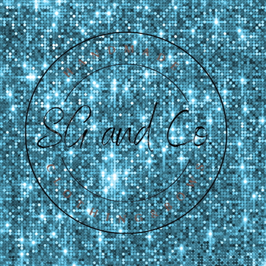 Glitter Aqua Blue - Mama